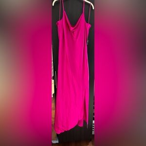 Express XL satin slip dress